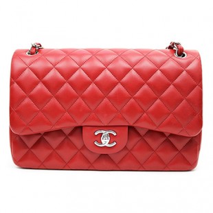 シャネルコピー CHANEL マトラッセ30 クラシック ラージ フラップバッグ レッド ラムスキン 定番 Wチェーンショルダー ココマーク ダブルフラップ 現行型 ニ重蓋 A58600 - 商品画像 2