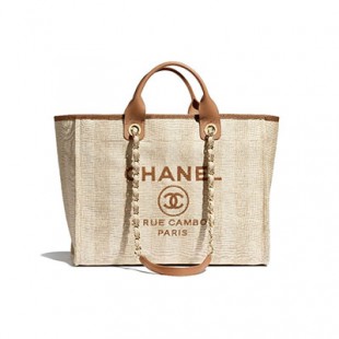 シャネルスーパーコピー CHANEL カーフスキン ショッピング バッグ ベージュ A66941 B02336 N5442 - 商品画像 1