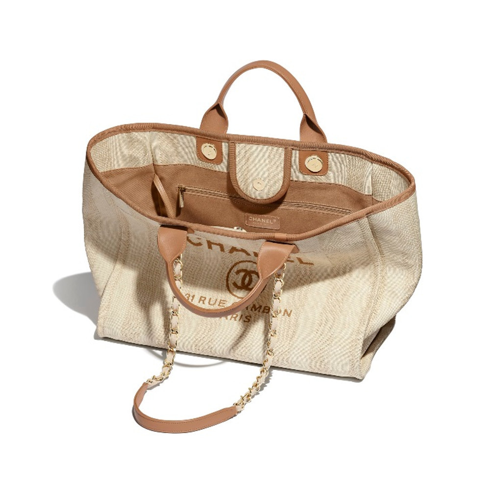 シャネルスーパーコピー CHANEL カーフスキン ショッピング バッグ ベージュ A66941 B02336 N5442 - 商品画像 5