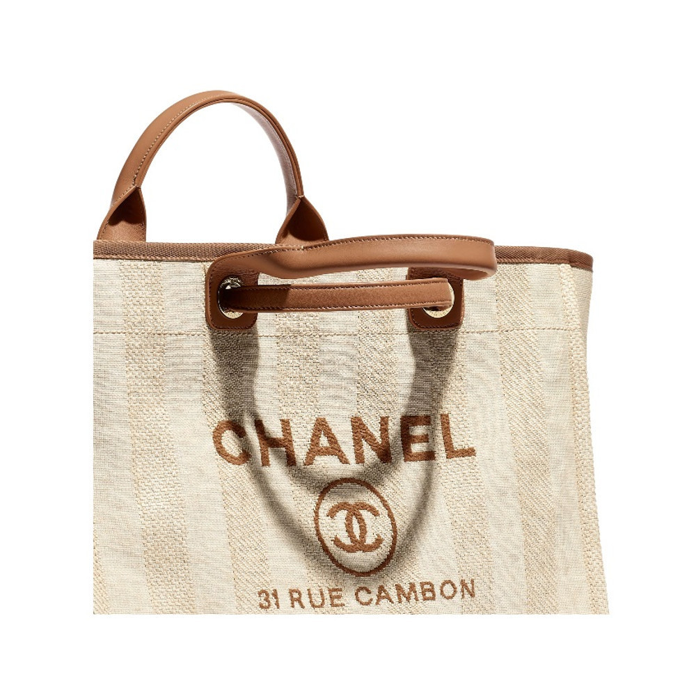 シャネルスーパーコピー CHANEL カーフスキン ショッピング バッグ ベージュ A66941 B02336 N5442 - 商品画像 3