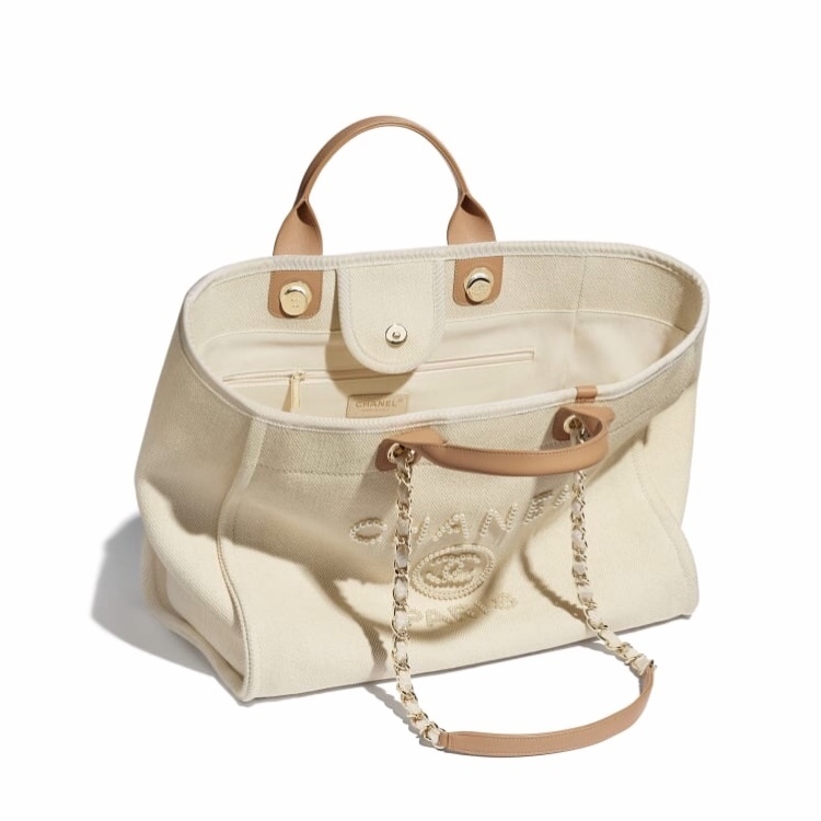 CHANEL シャネル 20SS ドーヴィル トートバッグ ショッピングバッグ A66941 B02914 N6947 - 商品画像 4