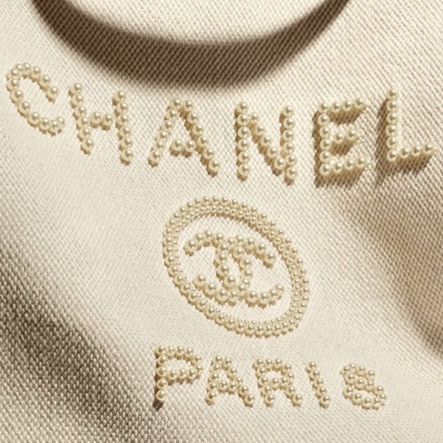 CHANEL シャネル 20SS ドーヴィル トートバッグ ショッピングバッグ A66941 B02914 N6947 - 商品画像 1