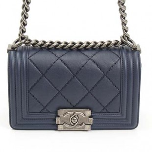 Chanelコピー ボーイシャネル チェーンショルダーバッグ 18番 A67085 ネイビー - 商品画像 2