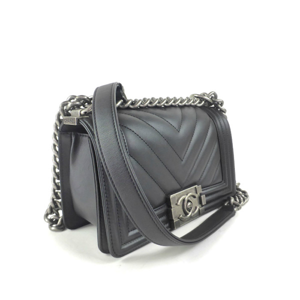 シャネルコピー (CHANEL) ラムスキン マトラッセ Vステッチ ボーイシャネル チェーンショルダー スモール ハンド バッグ A67085 - 商品画像 7