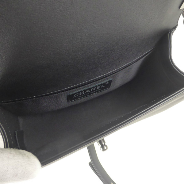 シャネルコピー (CHANEL) ラムスキン マトラッセ Vステッチ ボーイシャネル チェーンショルダー スモール ハンド バッグ A67085 - 商品画像 5