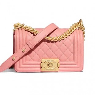 CHANEL シャネル BOY CHANEL スモール ハンドバッグ 2019春夏コレクション ボーイシャネル ピンク A67085 Y09939 N0897 - 商品画像 1