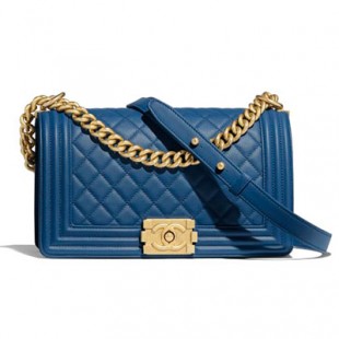 CHANELコピー シャネル BOY CHANEL ハンドバッグ 2019春夏コレクション ボーイシャネル SELECTHOUSE☆セレクトハウス ブルー A67086 Y09939 N0901 - 商品画像 2