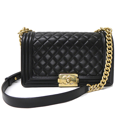 シャネルコピー BOY CHANEL チェーンショルダー ブラック A67086 ボーイシャネル・ハンドバッグ・ロングショルダー・2WAY - 商品画像 6