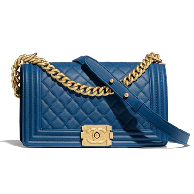 CHANELコピー シャネル BOY CHANEL ハンドバッグ 2019春夏コレクション ボーイシャネル SELECTHOUSE☆セレクトハウス ブルー A67086 Y09939 N0901 - 商品画像 5