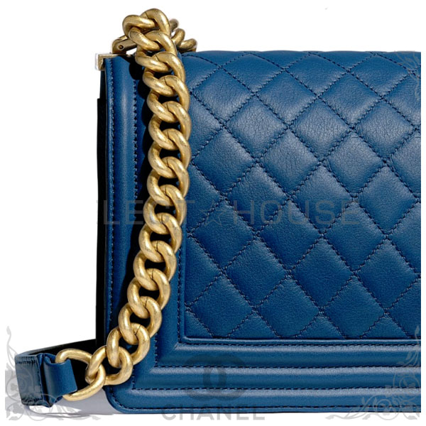 CHANELコピー シャネル BOY CHANEL ハンドバッグ 2019春夏コレクション ボーイシャネル SELECTHOUSE☆セレクトハウス ブルー A67086 Y09939 N0901 - 商品画像 1