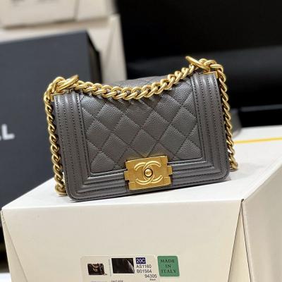 シャネル スーパーコピー Mini LeBoy チェーンバッグ A67364 グレー - 商品画像 2