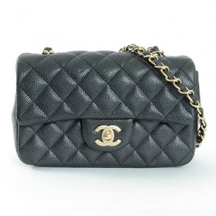 ブランドコピーCHANEL シャネル ミニマトラッセ チェーンショルダーバッグ キャビアスキン ダークグレー/ゴールド金具 A69900 - 商品画像 2