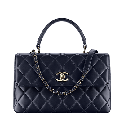 CHANELコピー シャネル 16A秋冬 定番に昇格ロゴプラックハンドバックM A69923 Y60767 2B941 - 商品画像 3