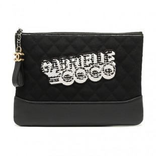 シャネルスーパーコピークラッチバッグスーパーコピー レディース CHANEL A84287 Y33101 C0229 ブラック ゴールド