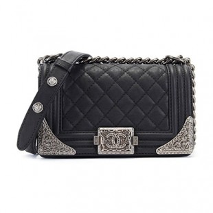 シャネルスーパーコピー CHANEL バッグ レディース ショルダーバッグ ボーイシャネル ココマーク ブラック A90422 Y08804 BLACK