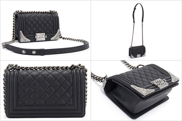 シャネルスーパーコピー CHANEL バッグ レディース ショルダーバッグ ボーイシャネル ココマーク ブラック A90422 Y08804 BLACK - 商品画像 2