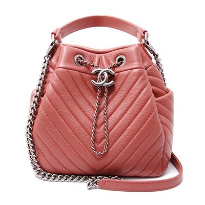 シャネルスーパーコピー CHANEL 2WAYチェーンショルダーバッグ Vステッチ シェブロン A91273 ピンク - 商品画像 3