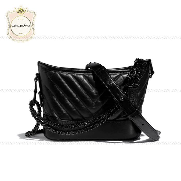 シャネルスーパーコピー CHANEL カーフ ガブリエル スモールホーボーバッグ A91810 B01209 94305 - 商品画像 3