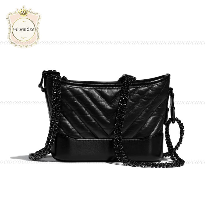 シャネルスーパーコピー CHANEL カーフ ガブリエル スモールホーボーバッグ A91810 B01209 94305 - 商品画像 6