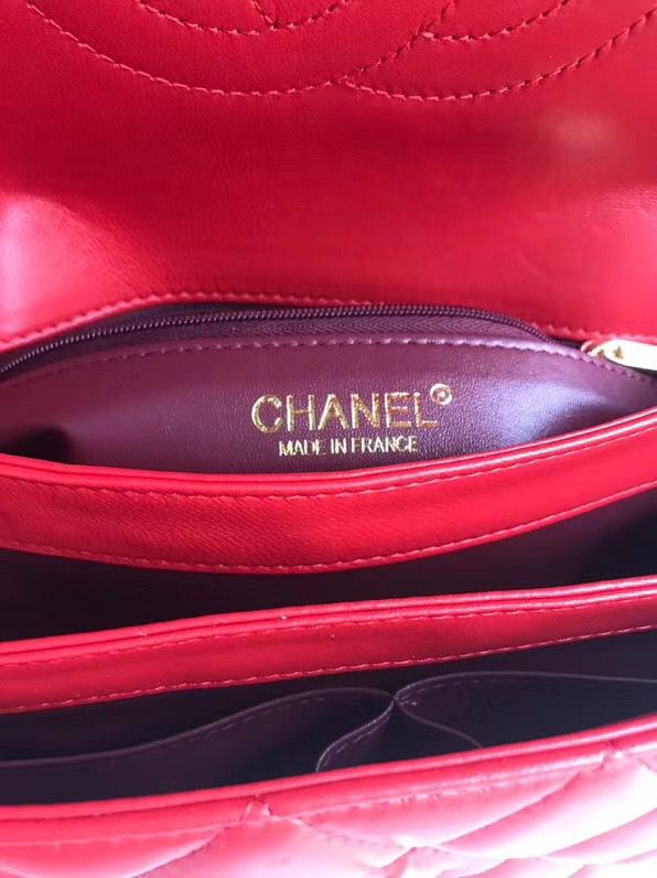 シャネル CHANEL ラムスキン◇スモールトップハンドルフラップバッグ A92236 Y60767 N0896 - 商品画像 6