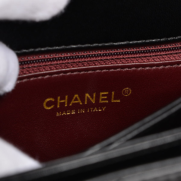 シャネル トップハンドル 2WAYバッグ ラムスキン ブラック ゴールド金具 A92236 Y60767 94305 - 商品画像 3