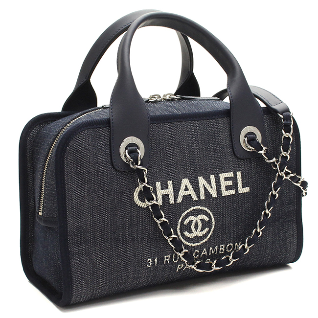 シャネルスーパーコピー (CHANEL) ハンドバッグ A92749 デニムインディゴブルー レディース A92749 - 商品画像 4