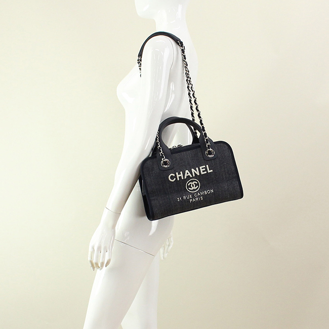 シャネルスーパーコピー (CHANEL) ハンドバッグ A92749 デニムインディゴブルー レディース - 商品画像 3