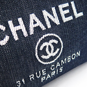 シャネルスーパーコピー ハンドバッグ CHANEL チェーンショルダーバッグ/ボウリングバッグ ドーヴィル ココマーク デニム ネイビー A92749 Y10472 2A183 - 商品画像 3