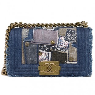 シャネルコピー CHANEL バッグ ショルダーバッグ シャネル バッグ CHANEL A92866 Y10892 C2084 SMALL BOY CHAENL FLAP BAG ゴールド金具 デニム ショルダーバッグ DENIM - 商品画像 2