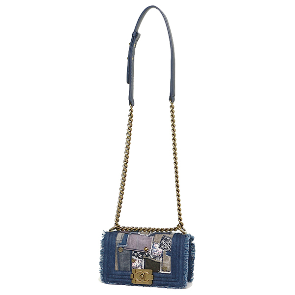 シャネルコピー CHANEL バッグ ショルダーバッグ シャネル バッグ CHANEL A92866 Y10892 C2084 SMALL BOY CHAENL FLAP BAG ゴールド金具 デニム ショルダーバッグ DENIM - 商品画像 5