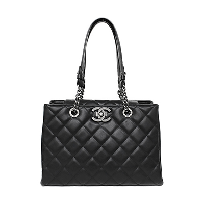 シャネルスーパーコピー Quilted City Rock ゴートスキン チェーン トートバッグ A93021 ブラック 黒 - 商品画像 7
