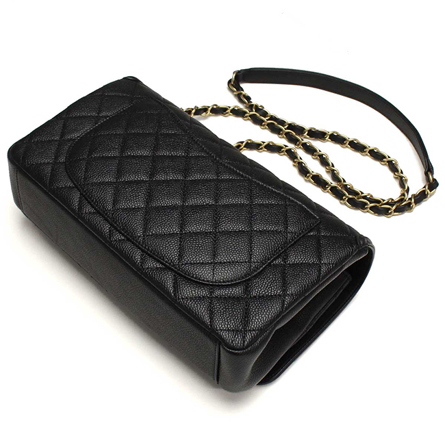 シャネルスーパーコピー (CHANEL) チェーンショルダーフラッバッグブラック レディース A93341 - 商品画像 1