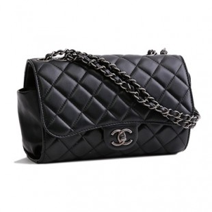 CHANELスーパーコピーブランド シャネル マトラッセ・カーフスキン・SILVER金具・巾着型・2WAYチェーンショルダー・ハンドバッグ(ブラック×シルバー) A94146 Y09216 94305
