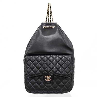 CHANELコピー シャネル バックパック マトラッセ ココマーク リュックサック デイバッグ ブラック ゴールドカラー金具 ラムスキン A94430 - 商品画像 4