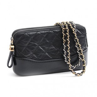 シャネルコピー CHANEL ガブリエル チェーン クラッチ レディース ショルダーバッグ チェーンウォレット 2WAYバッグ ブラック ゴールド×シルバー A94505