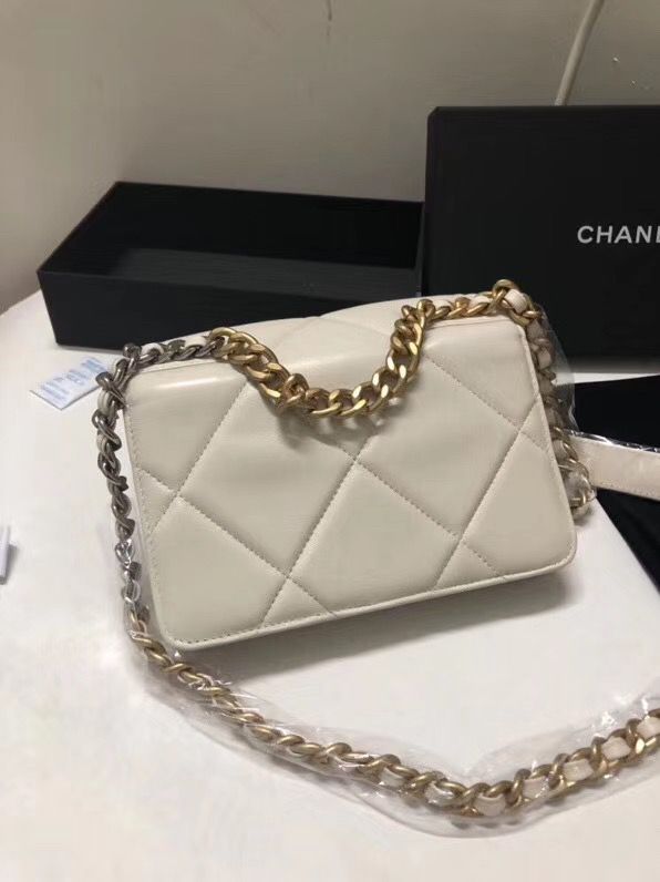 シャネル CHANEL19 チェーンウォレット AP0957 ベージュ ショルダーバッグ - 商品画像 6
