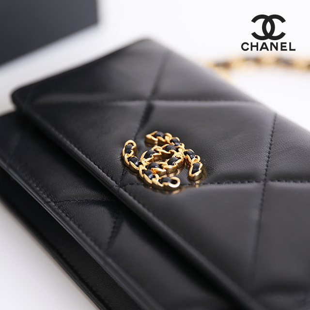 CHANEL シャネル19 チェーンウォレット ショルダーバッグ AP0957 B01564 94305 - 商品画像 7