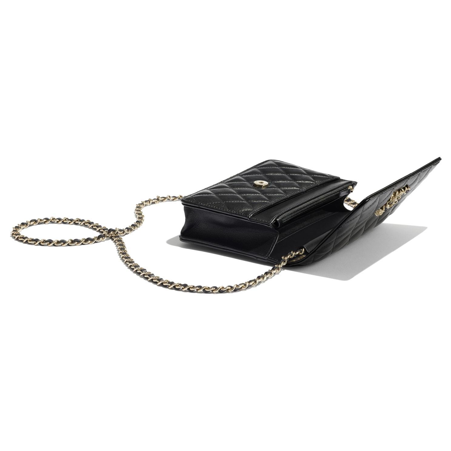 CHANELコピー シャネル ゴールドチェーンウォレット ブラック AP1794 B04335 94305 - 商品画像 3