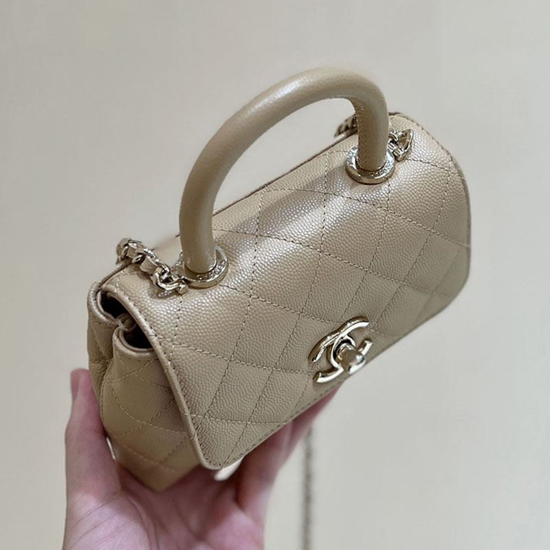 シャネル スーパーコピー CHANEL ココハンドル ミニバッグ ベージュ AP4244 - 商品画像 10