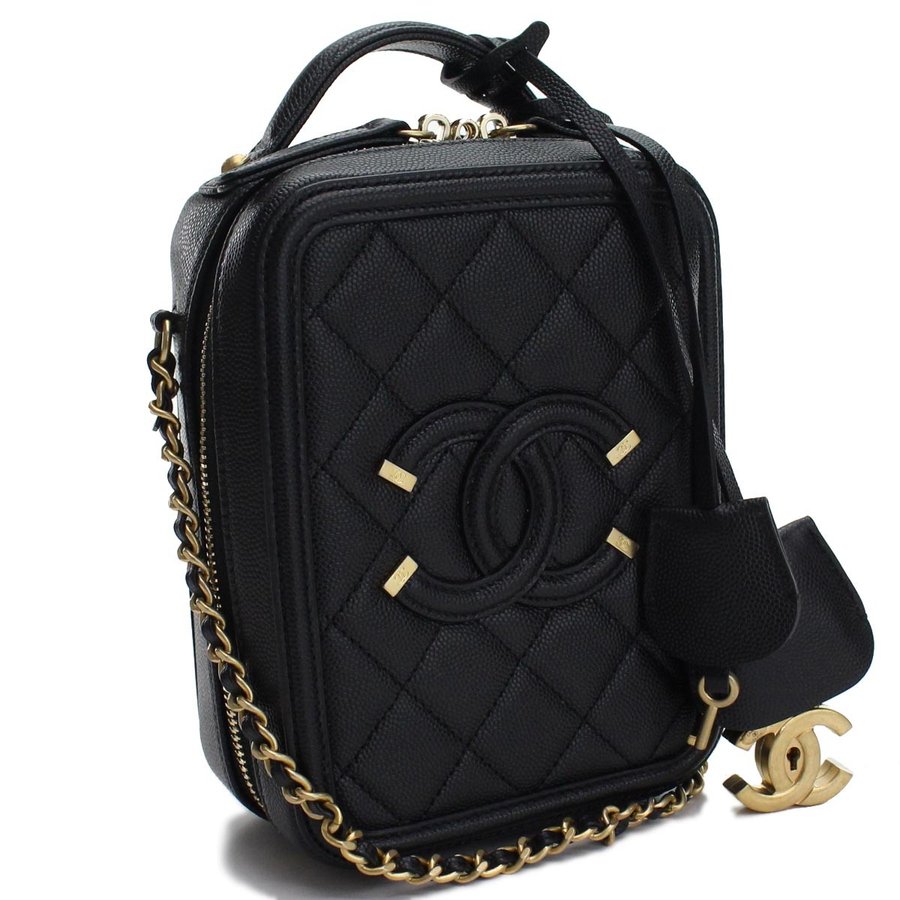シャネル CHANEL バニティ ケース ショルダー CC キャビア チェーン AS0988 B01186 94305 - 商品画像 3