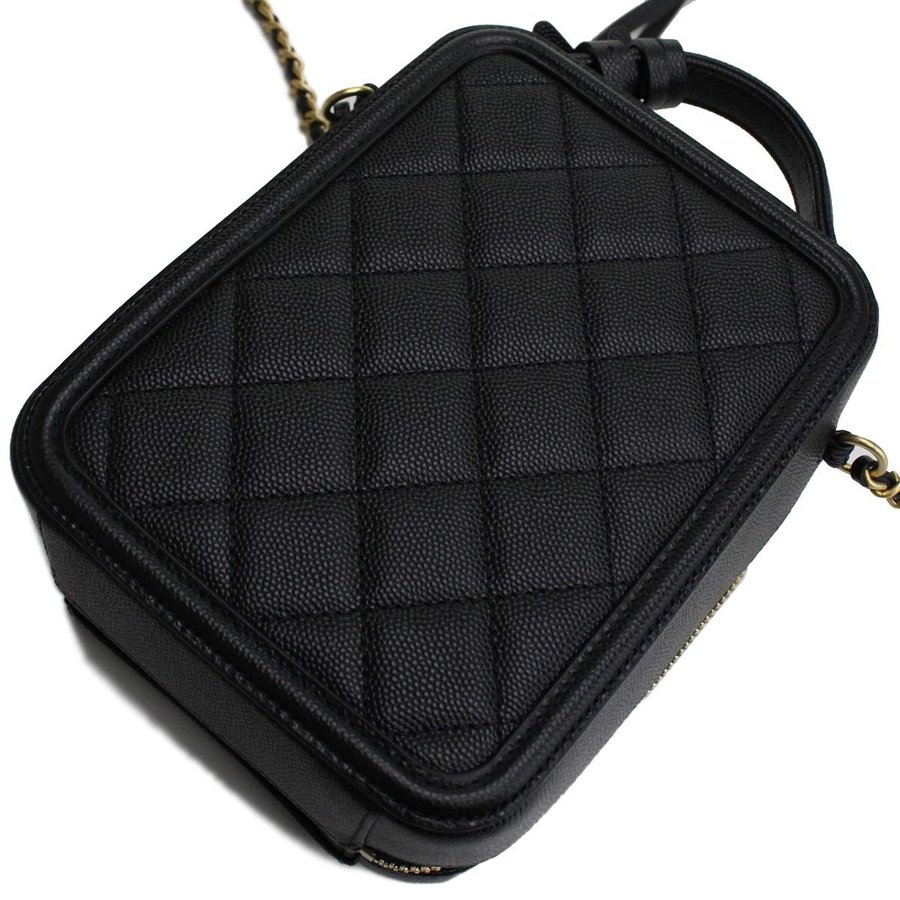 シャネル CHANEL バニティ ケース ショルダー CC キャビア チェーン AS0988 B01186 94305 - 商品画像 1