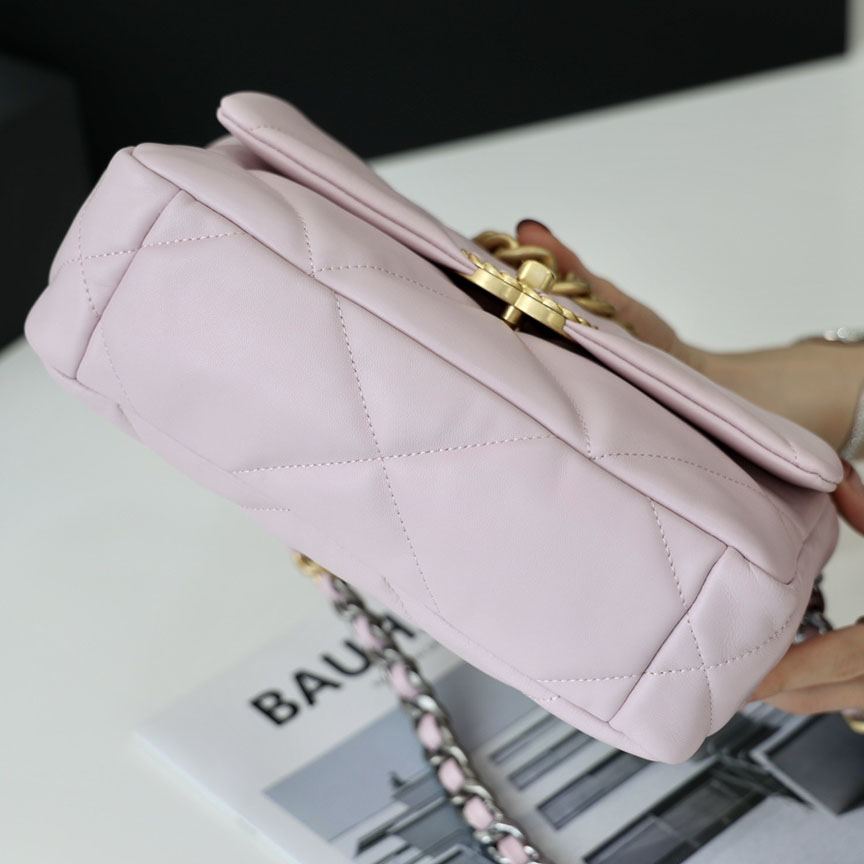 シャネル スーパーコピー chanel 19 フラップバッグ AS1160 AS1161 ピンク - 商品画像 7
