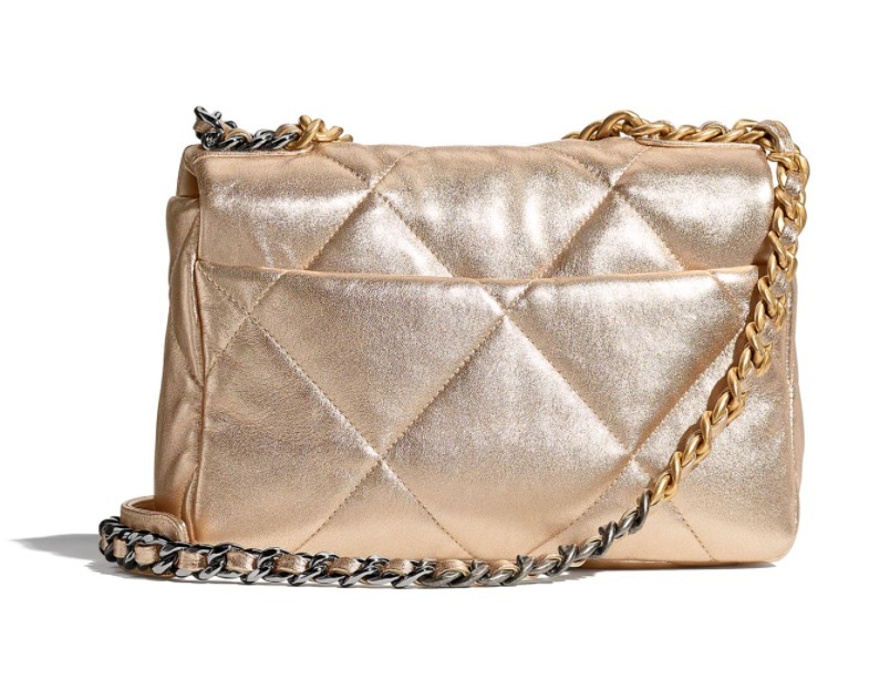 CHANELコピー シャネル19 ハンドバッグ シンプル ゴールド 金 AS1160 B05457 NC293 - 商品画像 2