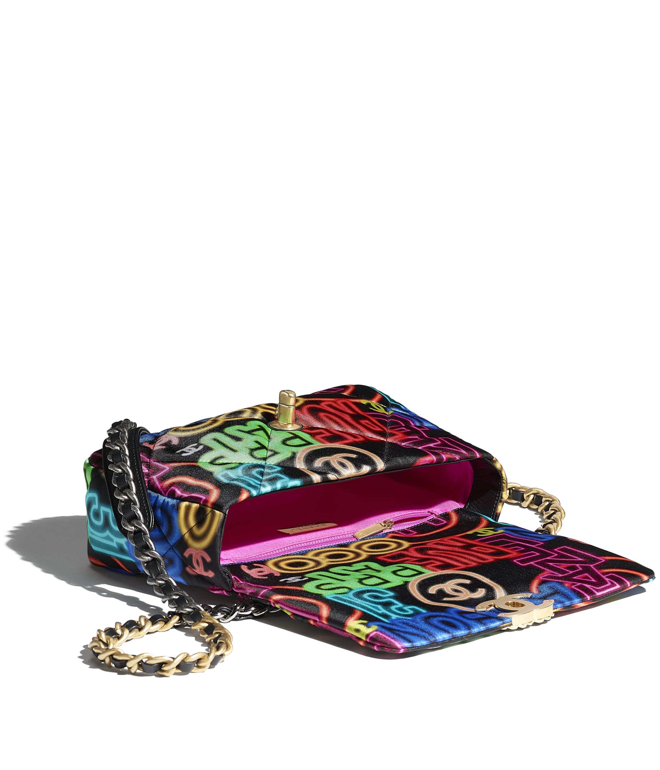 シャネルコピー chanel19 フラップ ショルダーバッグ チェーンバック ブラック マルチカラー AS1160 B05498 NC124 - 商品画像 2