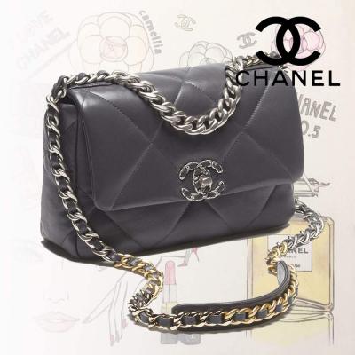 スーパーコピーシャネル CHANEL 19 ハンドバッグ グレー AS1160 B07327 NR653 - 商品画像 2
