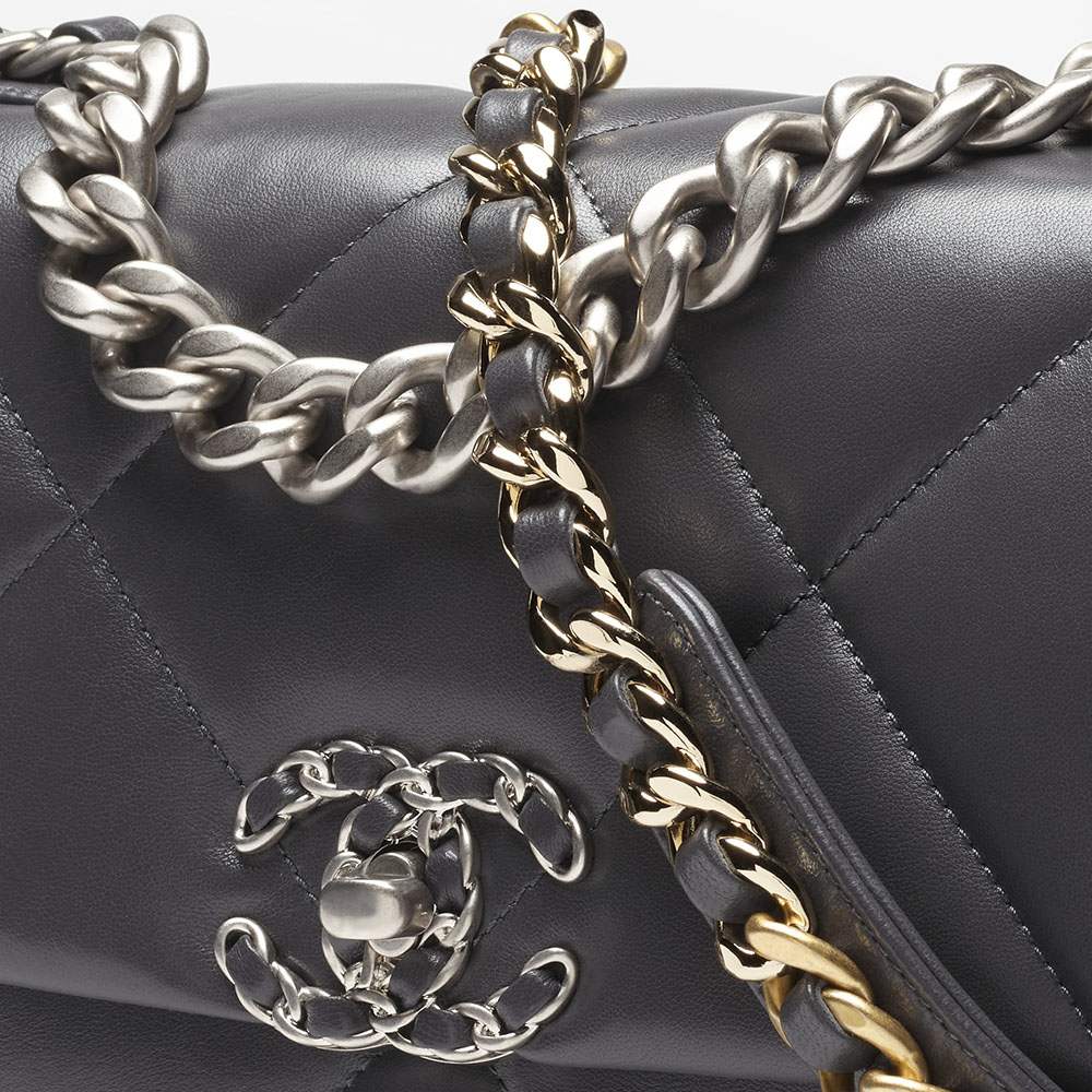 スーパーコピーシャネル CHANEL 19 ハンドバッグ グレー AS1160 B07327 NR653 - 商品画像 1