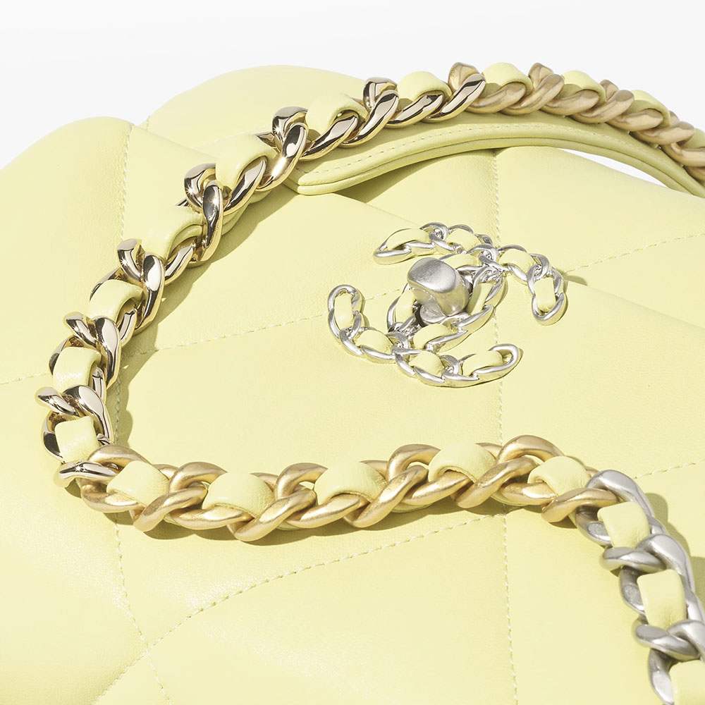 シャネル スーパーコピー CHANEL 19 ハンドバッグ イエロー AS1160 B07327 NS835 - 商品画像 1