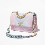 シャネル スーパーコピー CHANEL 19 ハンドバッグ ブルー & ピンク AS1160 B15082 NT299 - 商品画像 3