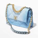 シャネル スーパーコピー CHANEL 19 ラージ ハンドバッグ ブルー & ライトブルー AS1161 B15082 NT300 - 商品画像 3