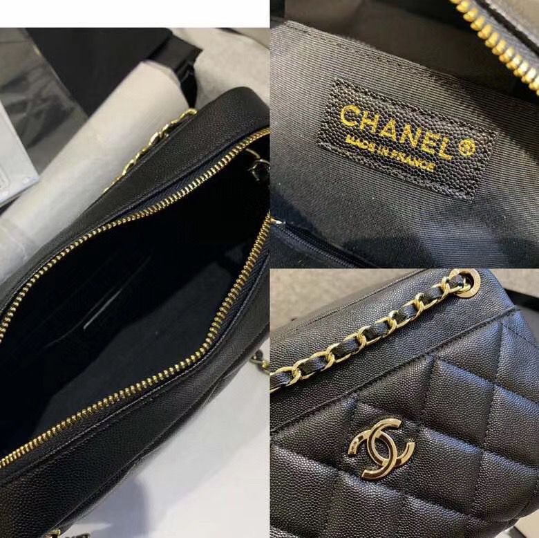 シャネル CHANEL ショルダー バッグ カメラ ケース スモール キャビア CC AS1367 B01937 N5329 - 商品画像 8